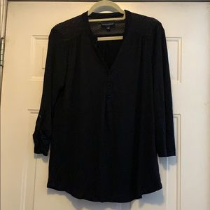 Cynthia Rowley Mesh Should Blouse
